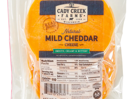 Pre-Sliced Mild Cheddar Cheese Discount