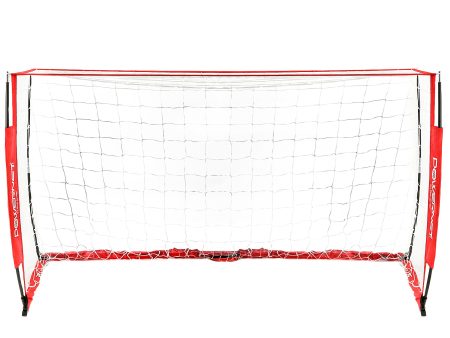 PowerNet 8x4 Soccer Goal - Bow Style Net with Metal Base For Discount