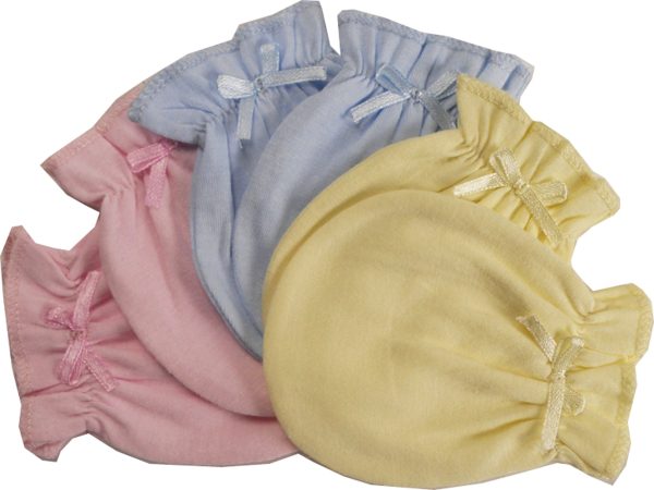 White Infant Mittens 3pk Sale