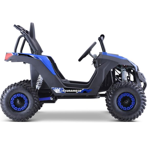 MotoTec Raider Kids UTV 48v 1200w Full Suspension Blue Online now