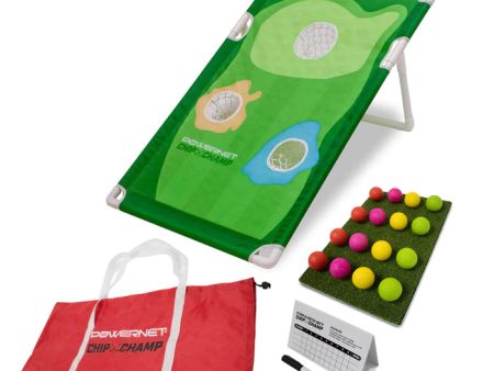 PowerNet Chip Champ Golf Portable Cornhole Game with Balls Included (1161) Discount