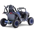 MotoTec Raider Kids UTV 48v 1200w Full Suspension Blue Online now