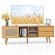 Bamboo TV Stand for TV up to 65 Inch-Natural Online