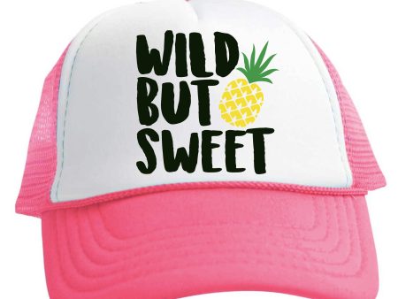 Wild But Sweet Trucker Hat (Light Pink) by Beau & Belle Littles on Sale