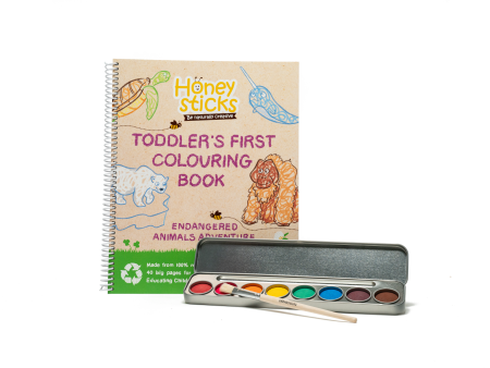 Watercolour & Book Set by Honeysticks USA Fashion