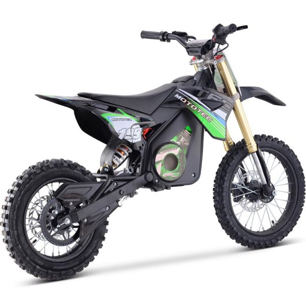 MotoTec 48v Pro Electric Dirt Bike 1600w Lithium Green For Discount