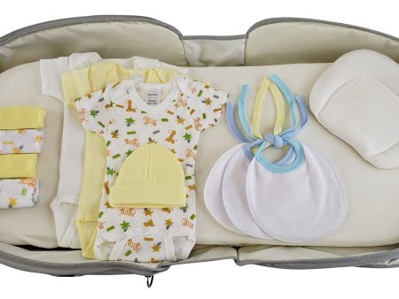 Unisex 12 pc Baby Clothing Starter Set with Diaper Bag Online