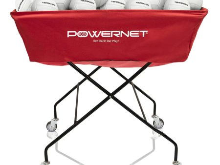 PowerNet Extra-Large Volleyball Basketball Wheeled Cart with 3 Side Pockets (1189) Sale