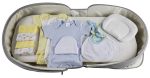 Boys 12 pc Baby Clothing Starter Set with Diaper Bag For Sale