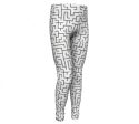 A- Maze me, super stretch Eco friendly poly fiber performance Leggings by Stardust Fashion