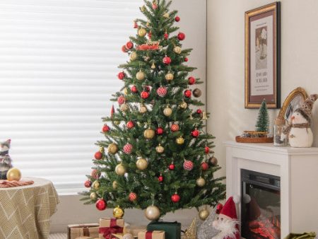 6 Feet Artificial Xmas Tree with 500 Warm Yellow Incandescent Lights For Cheap