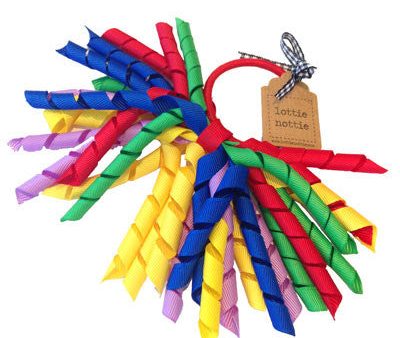 Lottie Nottie Curly Hair Bands- Rainbow on Sale