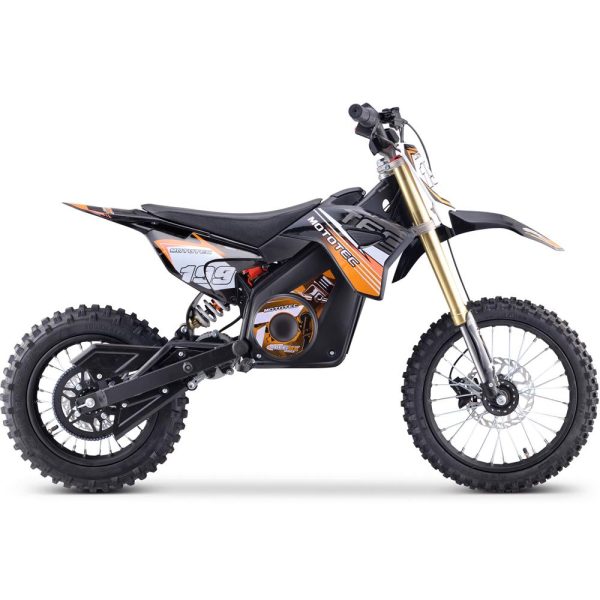 MotoTec 48v Pro Electric Dirt Bike 1600w Lithium Orange Discount