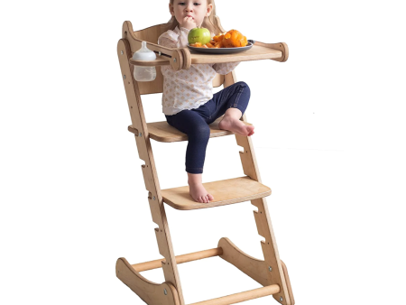 Growing Chair for Kids - Kitchen Helper with Tabletop – Beige Cheap