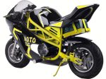 MotoTec Electric Pocket Bike GT 36v 500w Yellow Hot on Sale