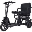 MotoTec Folding Mobility Electric Trike 48v 700w Dual Motor Lithium Black Sale