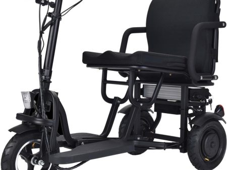 MotoTec Folding Mobility Electric Trike 48v 700w Dual Motor Lithium Black Sale