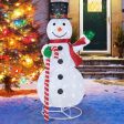 5 Feet Pop-up Christmas Snowman with 180 LED Lights Discount