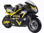 MotoTec Electric Pocket Bike GT 36v 500w Yellow Hot on Sale