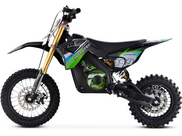 MotoTec 36v Pro Electric Dirt Bike 1000w Lithium Green Sale