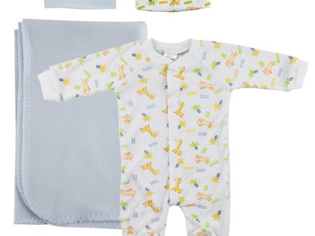 Boy Newborn Baby 4 Pc Layette Sets Hot on Sale