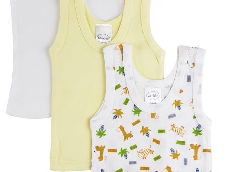 Boys Printed Tank Top Variety 3 Pack on Sale