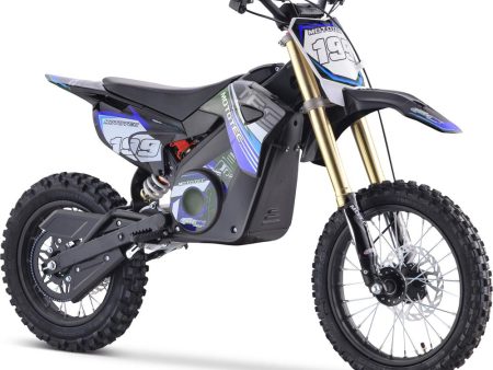 MotoTec 48v Pro Electric Dirt Bike 1600w Lithium Blue Discount