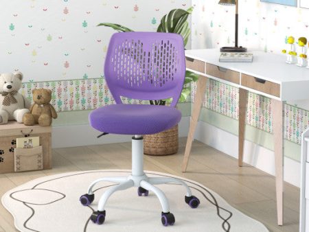 Ergonomic Children Study Chair with Adjustable Height-Purple Sale