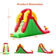 Inflatable Water Slide Bounce House with Climbing Wall and Jumper with 380W Blower Fashion