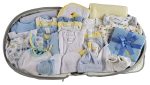 Boys 44 pc Baby Clothing Starter Set with Diaper Bag Cheap