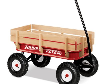 Radio Flyer All Terrain Steel & Wood Wagon Fashion