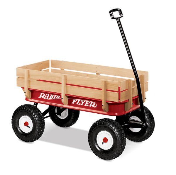 Radio Flyer All Terrain Steel & Wood Wagon Fashion