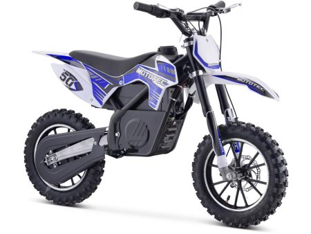 MotoTec 24v 500w Gazella Electric Dirt Bike Blue Fashion