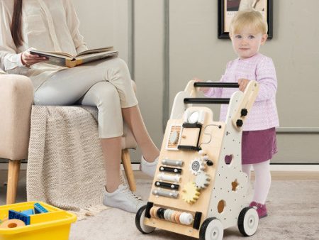 Wooden Baby Walker with Height Adjustable Handles Online