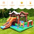 Kids Inflatable Bounce House Jumping Castle Slide Climber Bouncer with 550W Blower For Sale