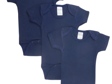 Navy Bodysuit One Piece (Pack of 3) For Discount