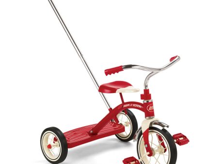 Radio Flyer Classic Red Trike with Push Handle For Discount