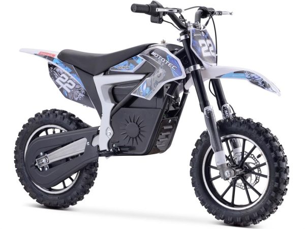 MotoTec 36v 500w Demon Electric Dirt Bike Lithium Blue Supply