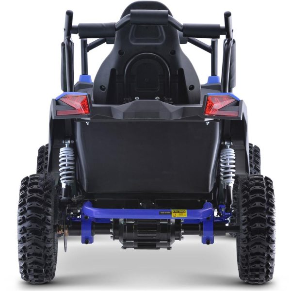 MotoTec Raider Kids UTV 48v 1200w Full Suspension Blue Online now