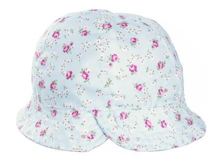 Ditsy Floral Print Sun Hat, Blue Discount