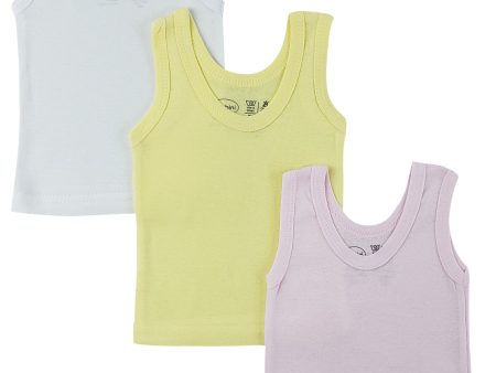 Girls Pastel Tank Top 3 Pack Online