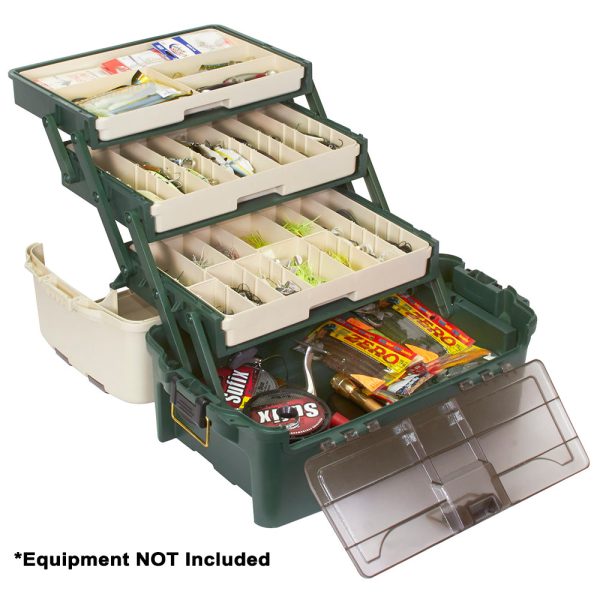 Plano Hybrid Hip 3-Tray Tackle Box - Forest Green [723300] on Sale