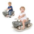 Convertible Rocking Horse and Sliding Car with Detachable Balance Board-Dark Gray Sale