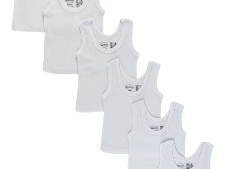 White Tank Top 6 Pack Cheap