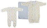 Boy Newborn Baby 3 Pc Layette Sets Supply