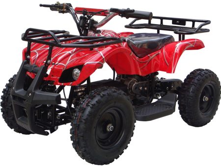 MotoTec 24v Kids ATV v4 Red Fashion