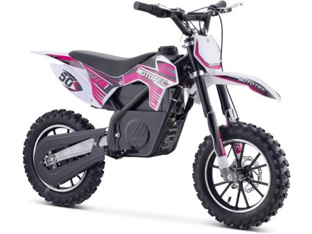 MotoTec 24v 500w Gazella Electric Dirt Bike Purple Cheap