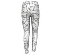 A- Maze me, super stretch Eco friendly poly fiber performance Leggings by Stardust Fashion