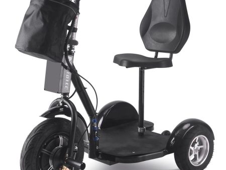 MotoTec Electric Trike 48v 1000w Lithium Black For Discount