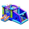 Castle Jumping Bouncer with Water Slide and 550W Blower For Discount